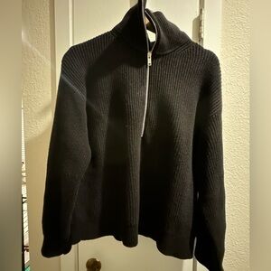 Everlane Half-Zip Cotton Sweater